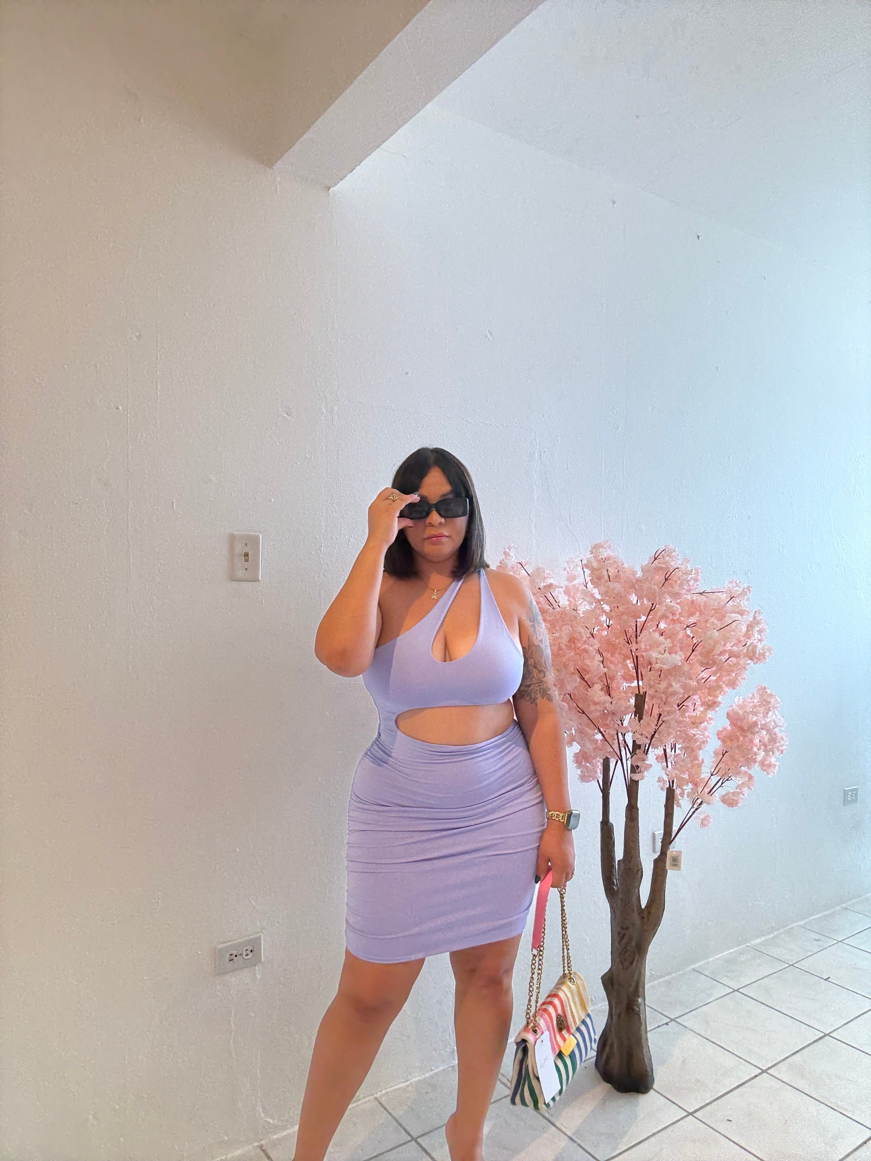 Traje Corto Lila
